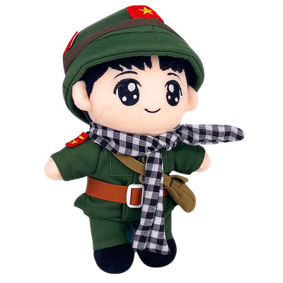 Tb Gấu Yêu Nước Chú Bộ Đội 25Cm