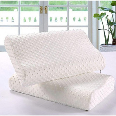 Gối Ngủ Chống Đau Cổ Vai Gáy Dệt Kim Lõi Bông