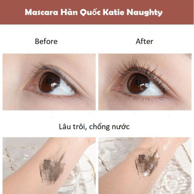Mascara Siêu Dài Và Dày Mi 2 In 1 Katie Naughty Eyes Expert Hd