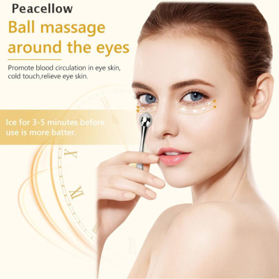 (Hàng Có Sẵn) Cây Lăn Mát Xa Mắt Bằng Hợp Kim Chuyên Dụng Chất Lượng Cao Không Gỉ Khi Dùng Mỹ Phẩm (Hàng Chính Hãng)