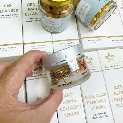 Viên Dưỡng Trắng Da PEONY WHITE 30v - Bù Nước - Chống Lão Hóa - Cân Bằng Độ pH - Cấp Ẩm - Giải Pháp Cho Làn Da Khô Ráp