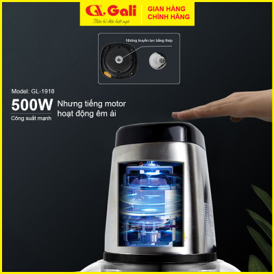 Máy xay thịt gia đình, đa chức năng xay các loại thịt, tôm cua cá, gia vị hành tỏi ớt, sinh tố, cháo, hàng chính hãng, bảo hành 1 năm Gali