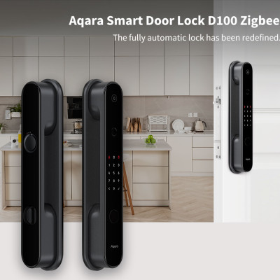 Khóa Thông Minh Aqara D100 Smart Lock Bản Quốc Tế - Khóa Push Pull Tiện lợi, mở cửa bằng vân tay, app - Hàng Chính Hãng