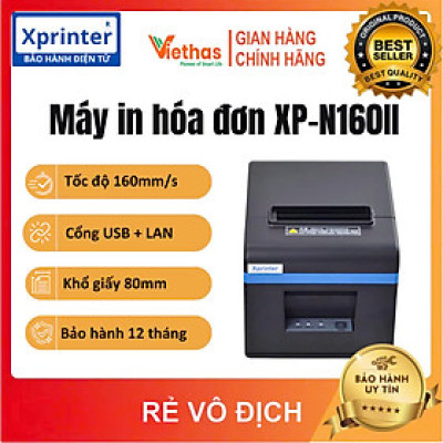 Máy In Hóa Đơn Xprinter N-160II - Hàng Chính Hãng