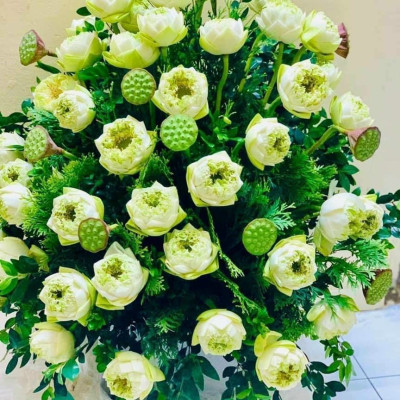 Tượng phật đản sanh bằng gỗ hương đá kt cao 60cm 