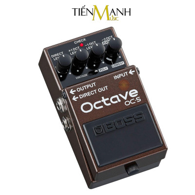 Phơ Guitar Boss OC5 Octave - Bàn Đạp Fuzz Pedals Effects OC-5 Hàng Chính Hãng