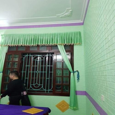 Bộ 5 Tấm Xốp Dán Tường 3D Giả Gạch Xanh Cốm 70cmx77cm