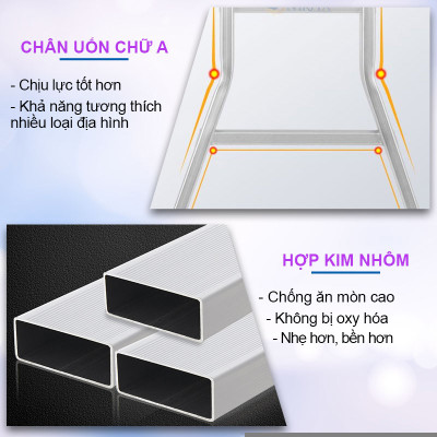 Thang nhôm Nikita NKT-Nika25