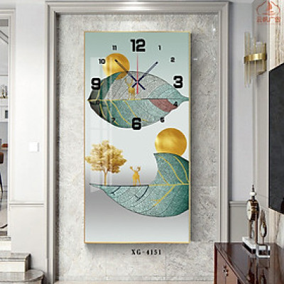 Đồng Hồ Tráng Gương Giá Rẻ Treo Tường Phòng Làm Việc - Tranh Động Vật Và Thiên Nhiên Nghệ Thuật
