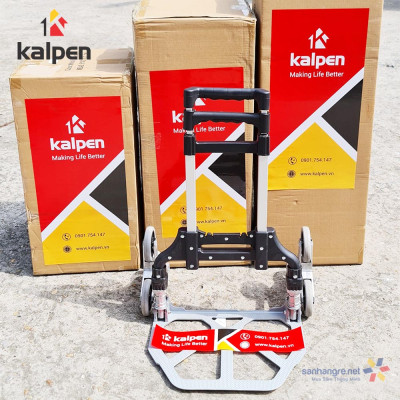 Xe kéo hàng cầu thang gấp gọn thông minh Kalpen 6 bánh xe