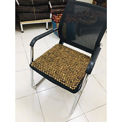 Đệm Lót Ghế Văn Phòng , Ghế Làm Việc Hạt Gỗ Bách Xanh ( hình thật )