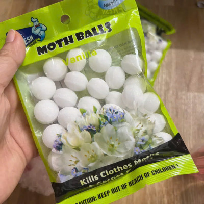 Gói 30 Viên Băng Phiến Để Tủ Quần Áo Long Não Thơm Đuổi Côn Trùng Gián Chuột Kiến Hiệu Quả HƯƠNG CHANH