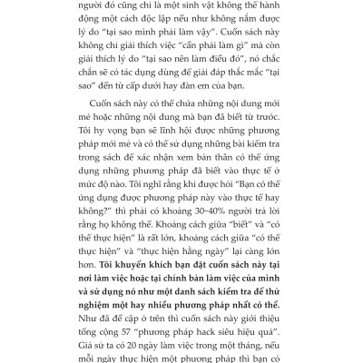 Kỹ Thuật Hack Thời Gian, Kỹ Năng Hack Hiệu Suất