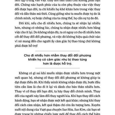 Vượt Qua Chuyện Sao Hỏa, Sao Kim - Kỹ Năng Gìn Giữ Và Phát Triển Cuộc Sống Lứa Đôi Trong Thế Giới Phức Tạp Ngày Nay