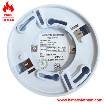Đầu báo khói quang điện hi max HD1003 (Kèm đế)