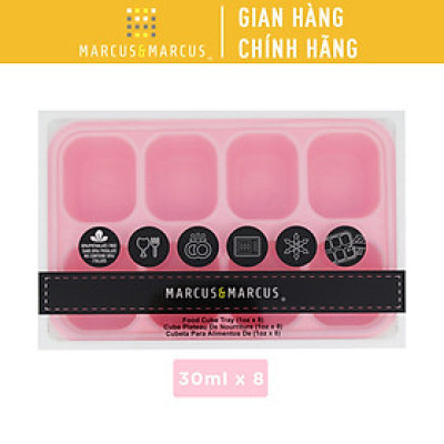 Khay silicon trữ đông đồ ăn dặm cho bé Marcus & Marcus - Pokey (30ml x 8 ngăn)