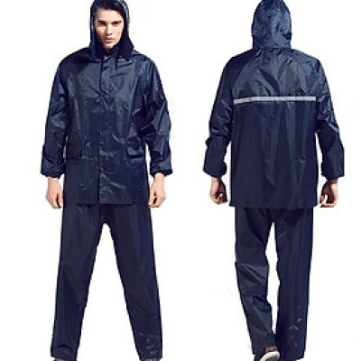 Áo mưa bộ 3XL  (65 - 80kg ), vải dù cao cấp , dày , nhỏ gọn , chống thấm nước , phù hợp cho nam và nữ 
