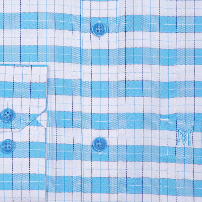 Áo sơ mi nam tay dài form suông Khatoco A1MD498T1-CNCR298-2502-D