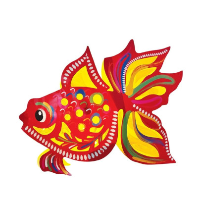 Lồng đèn Trung Thu Happy Kibu - Lồng đèn trang trí "Ký ức tuổi thơ" hình Cá (size mini)