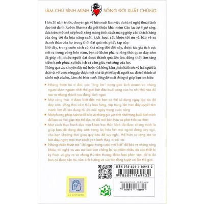 LÀM CHỦ BÌNH MINH SỐNG ĐỜI XUẤT CHÚNG - Robin Sharma - Võ Công Hùng dịch - (bìa mềm)