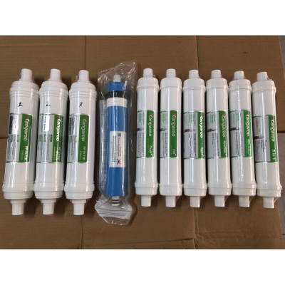 [Combo] Bộ 10 Lõi Lọc KANGAROO KG100HK - Lõi thô 123 , RO 2012-100G , Bộ 6 Lõi chức năng, Hàng Chính hãng.