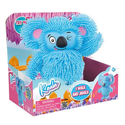 Đồ Chơi Đồ Chơi Thú Cưng Nhún Nhảy Koala Xanh Vui Vẻ JIGGLY PETS JP007F-BL