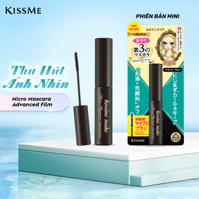 Mascara Làm Tơi Mi Không Trôi Kissme Heroine Make 1.8G ( Bản Mini )