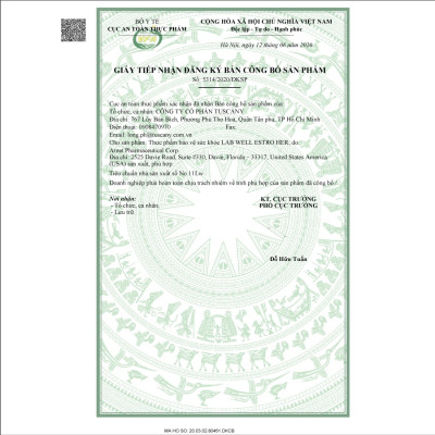 Tăng nội tiết tố nữ, tăng cường sinh lý, giảm các triệu chứng thời kỳ tiền mãn kinh, Labwell Estro Her