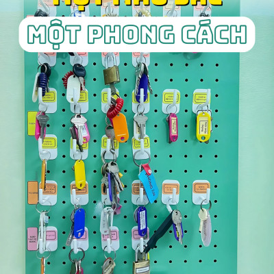 Móc treo pegboard Dola Home treo móc khoá, gấu bông, ipad, bàn phím, tai nghe, decor quầy pha chế - Phụ kiện pegboard