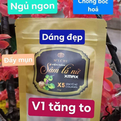 Liệu trình 5h kẹo mầm sâm tố nữ xmax Mychi - vua nở ngực - nữ hoàng nội tiết