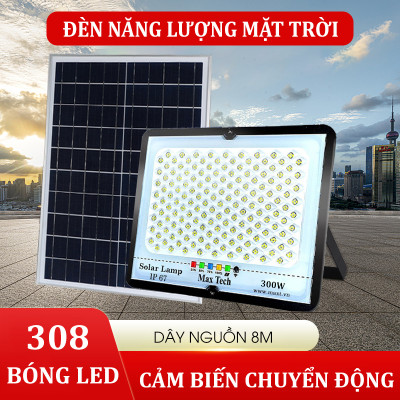 Đèn năng lượng mặt trời  MAXTECH bóng to 150w, 200w, 250w, 300w - Công suất lớn, Siêu bền- D1370