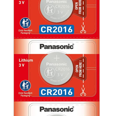 {Panasonic VN nhập khẩu} Pin Cúc Áo Panasonic  CR2016 3V Lithium dùng cho đồng hồ, thiết bị điện tử...