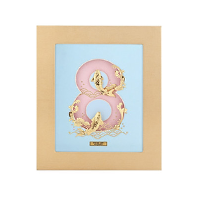 Tranh Vàng 24K - BST Noble Phong Cách Sống- Size 18 x 21cm - CGS-0895-04