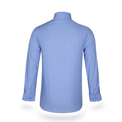 Áo sơ mi nam KHATOCO dài tay kẻ caro A1MD468T1-CNCR241-2412-D