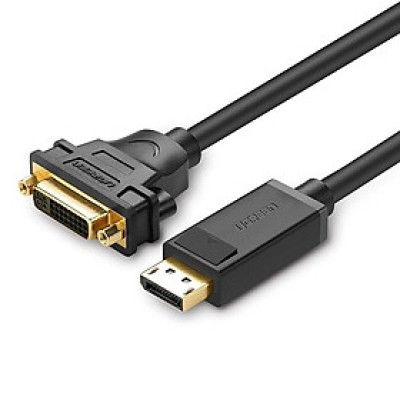 Ugreen UG2040520405TK 15CM màu Đen Cáp chuyển đổi DP sang DVI 24 + 5 Hỗ trợ độ phân giải FULL HD - HÀNG CHÍNH HÃNG
