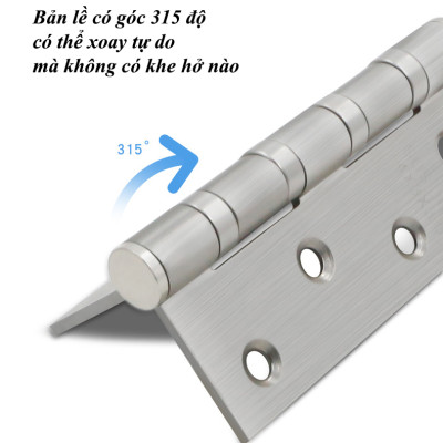 Bản Lề Lá Âm Dương KUNBE Chất Liệu Inox Dày Dặn Phù Hợp Với Mọi Loại Cửa Nhôm Gỗ