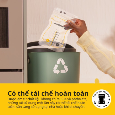 Túi trữ sữa | Medela Easy Pour loại 210ml - Không rỏ rỉ - An toàn - Tiện lợi