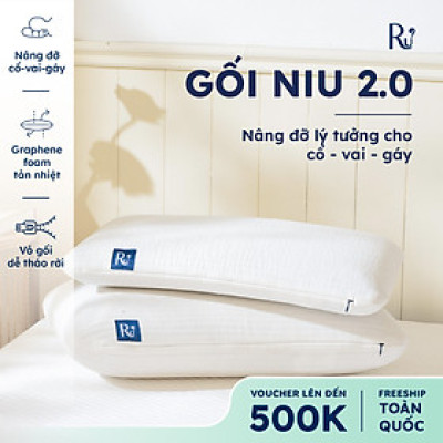 Gối Niu Cao Cấp Ru9 - Công Nghệ Đột Phá Graphene Foam | Chất Liệu Foam Mềm Mại