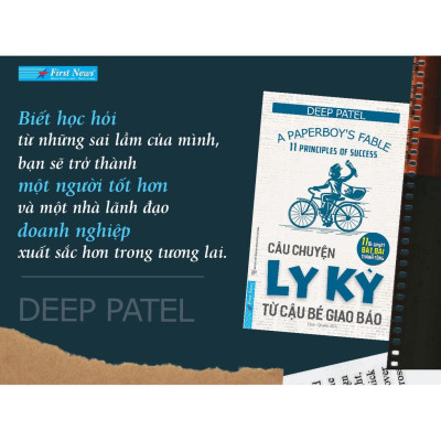 Sách - Combo Câu chuyện ly kỳ từ cậu bé giao báo + Vượt ngục tư duy - FirstNews