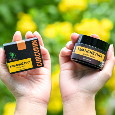 Combo 1 kem nghệ tươi + 1 dầu gội cốt bồ kết Wonmom