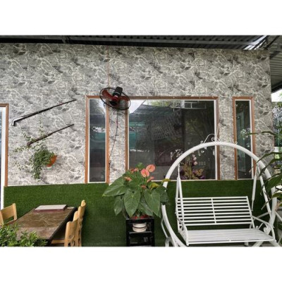 Bộ 10 Tấm Xốp Dán Tường 3D Vân Đá Xám Đen Đẹp, Sang Trọng