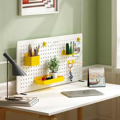 Bảng lỗ Pegboard Dola Home cao cấp kẹp bàn tiết kiệm diện tích không khoan tường để bàn phím, tai nghe, đồ dùng làm việc