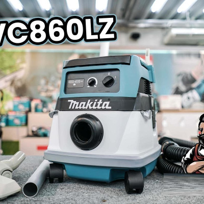 MÁY HÚT BỤI DÙNG PIN VÀ ĐIỆN (KHÔ &AMP; ƯỚT) (18VX2) MAKITA DVC860LZ (KHÔNG KÈM PIN VÀ SẠC) - HÀNG CHÍNH HÃNG