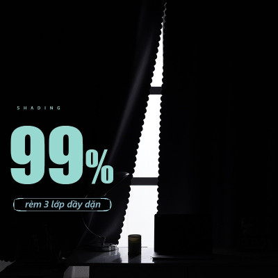 Rèm cửa sổ dán tường,rèm cửa sổ chống nắng, rèm phòng ngủ không cần khoan đục, tặng kèm miếng dán và dây buộc rèm