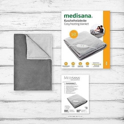 CHĂN SƯỞI ĐIỆN MEDISANA HDW XL grau - Zize  180 x 130 cm Hàng chính hãng