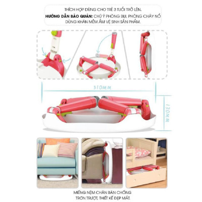Bộ bàn ghế lắp ghép đồ chơi smoneo đa năng Toys house 1119-SM-001-88005 tặtng quà dễ thương