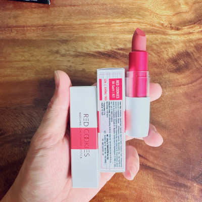 Son Lì RED COOKIES - Chuẩn Màu - Siêu Lì - Mịn Như Nhung - Bờ Môi Siêu Hot - Hấp Dẫn - Cá Tính