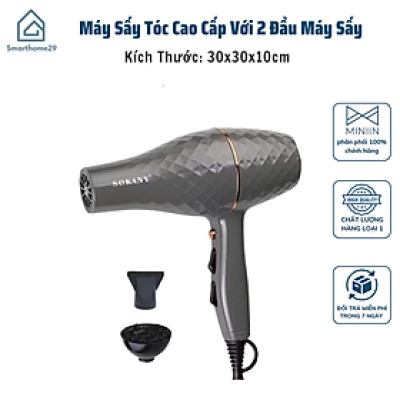 Máy Sấy Tóc Cao Cấp 2224 - Tạo Kiểu Tóc Dễ Dàng Với 2 Đầu Máy Sấy - HÀNG CHÍNH HÃNG MINIIN