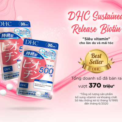 Viên Uống DHC Biotin Ngăn Rụng Tóc Sustained Release 30 Ngày