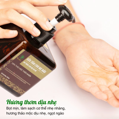 Sữa Tắm Thảo Mộc Mềm Mại, Sáng Hồng Da Cho Mẹ Bầu Wonmom 250ml